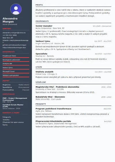 Šablona životopisu Mechanical Engineer