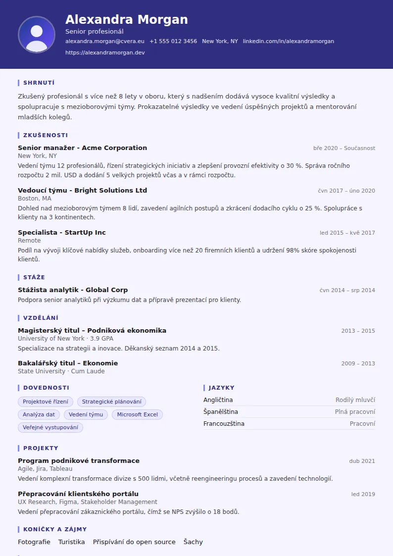 Šablona životopisu Paralegal
