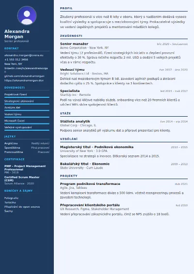 Šablona životopisu Radiologist