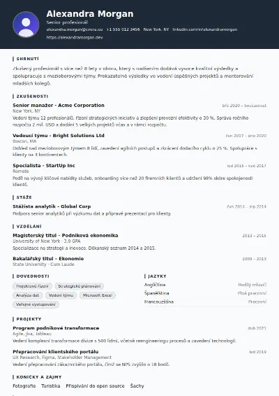 Šablona životopisu Security Guard