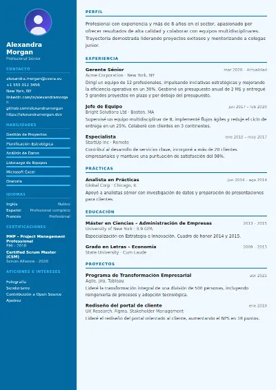 Plantilla de CV Dentist