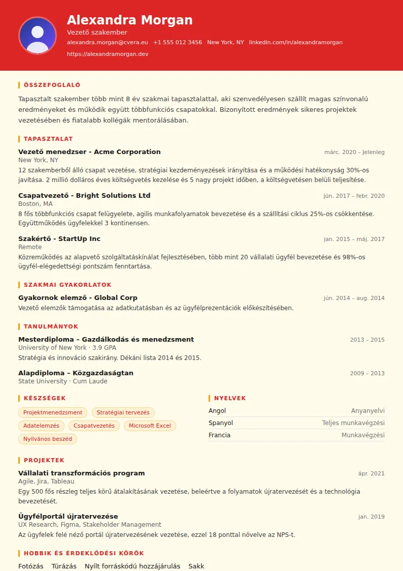 Chef önéletrajz-sablon