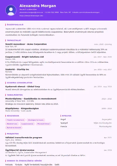 Graphic Designer önéletrajz-sablon