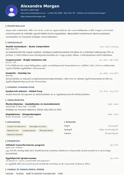 Legal önéletrajz-sablon