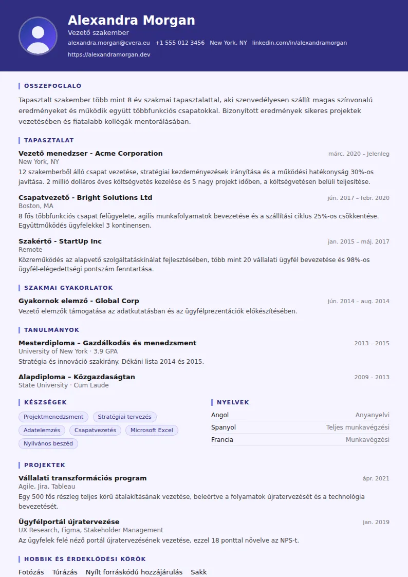 Paralegal önéletrajz-sablon
