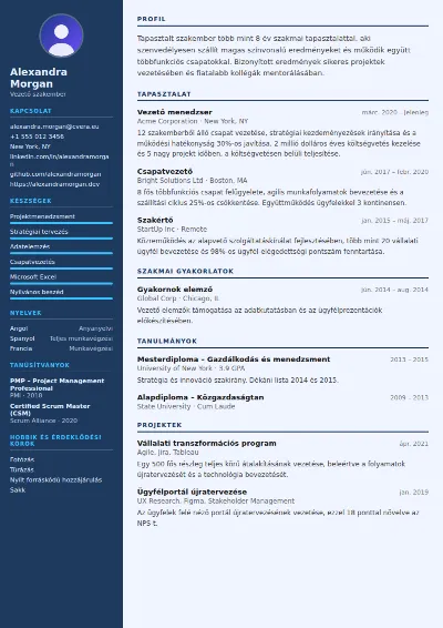 Radiologist önéletrajz-sablon