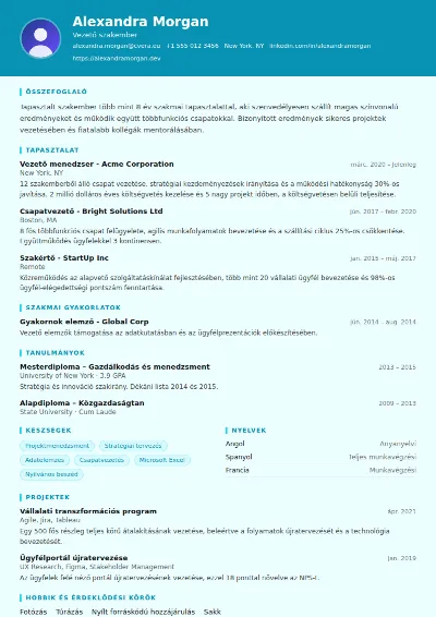 Social Worker önéletrajz-sablon