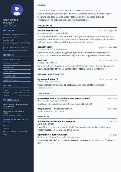 Software Engineer önéletrajz-sablon