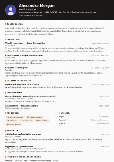 Truck Driver önéletrajz-sablon