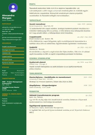 Veterinarian önéletrajz-sablon