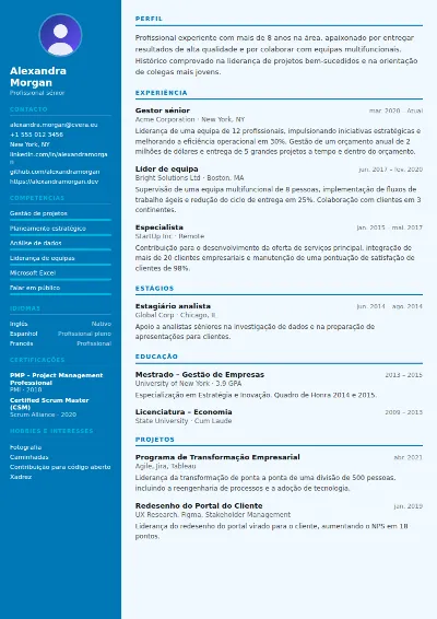 Modelo de CV Medical