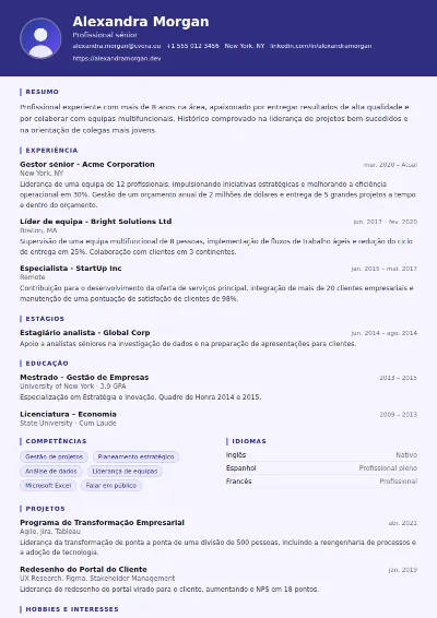Modelo de CV Paralegal