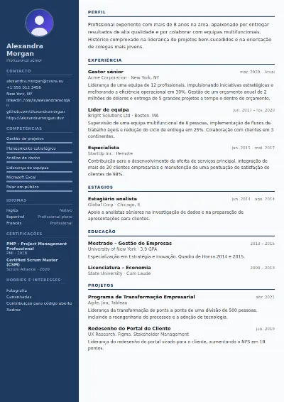 Modelo de CV Police