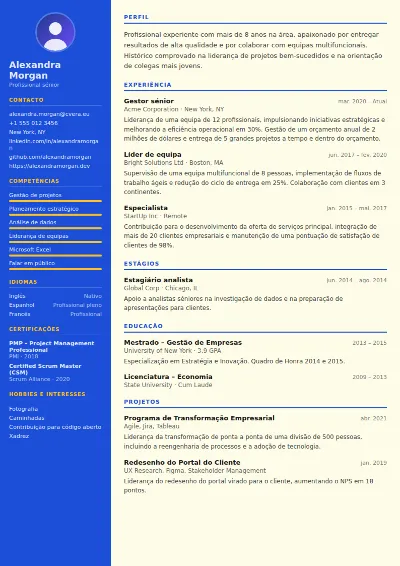 Modelo de CV Teacher