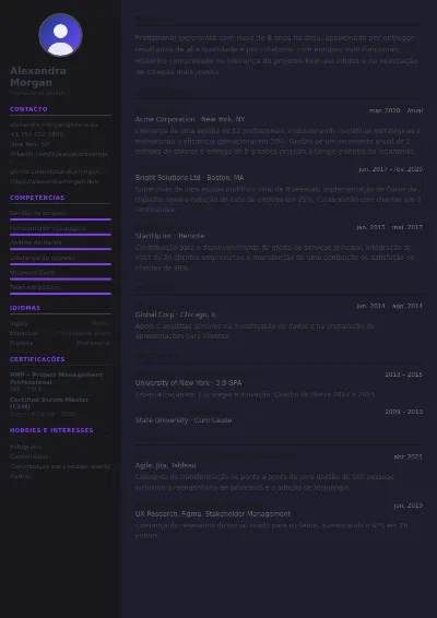 Modelo de CV Video Editor