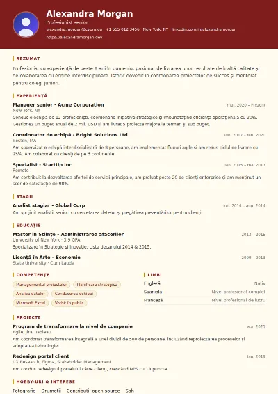 Model de CV Attorney