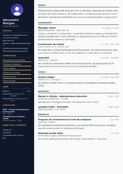 Model de CV Banker