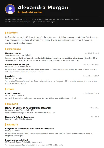 Model de CV Bold