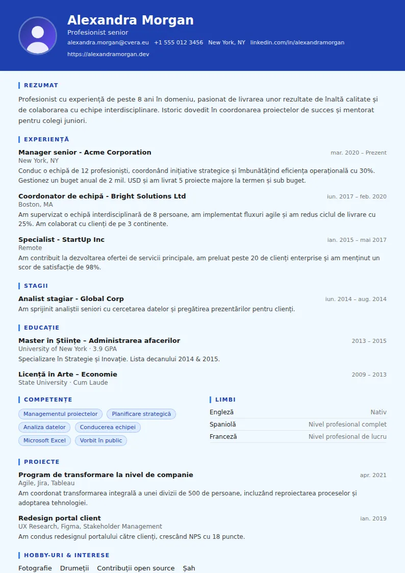 Model de CV Financial Analyst