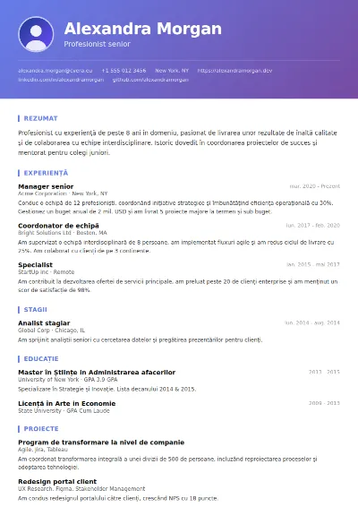 Model de CV Gradient