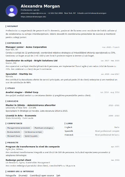 Model de CV Security Guard