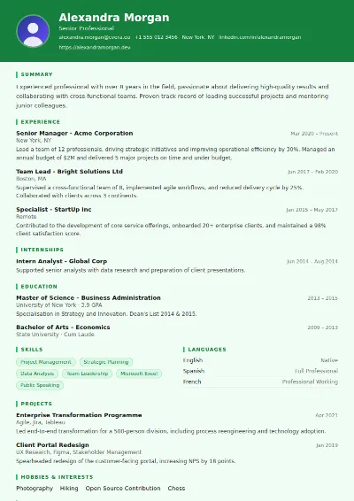Pharmacist CV Template