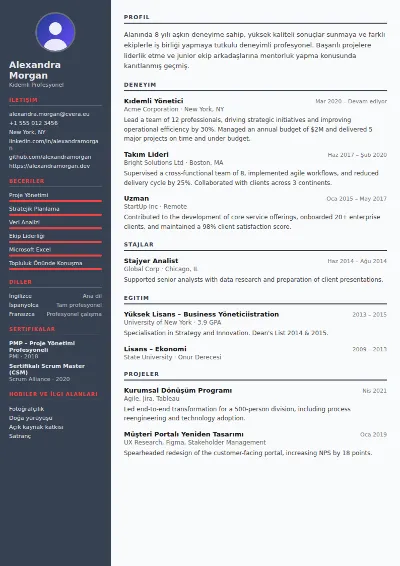 Mechanical Engineer CV Şablonu