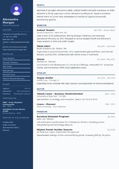 Police CV Şablonu
